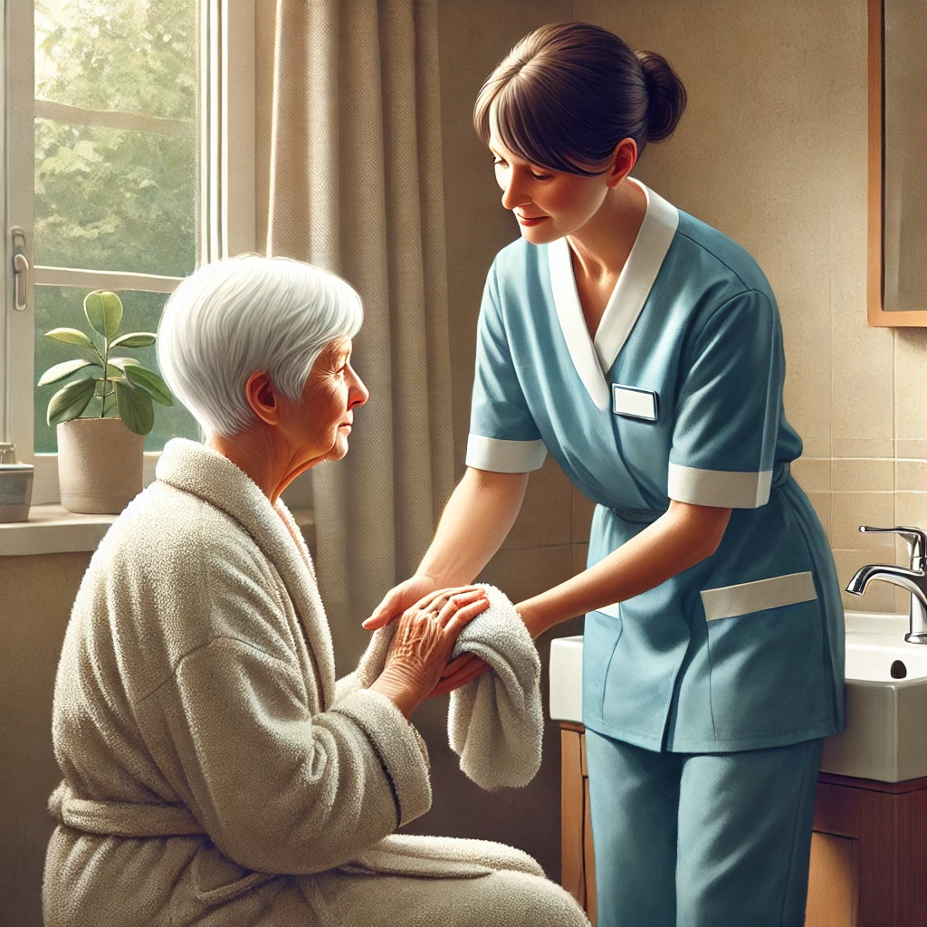Aide à la toilette : Accompagner à domicile