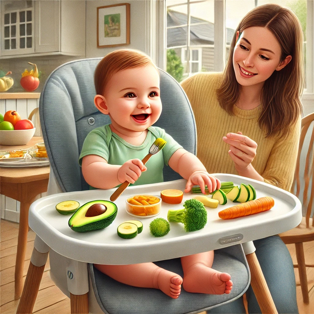 Diversification alimentaire menée par l’enfant